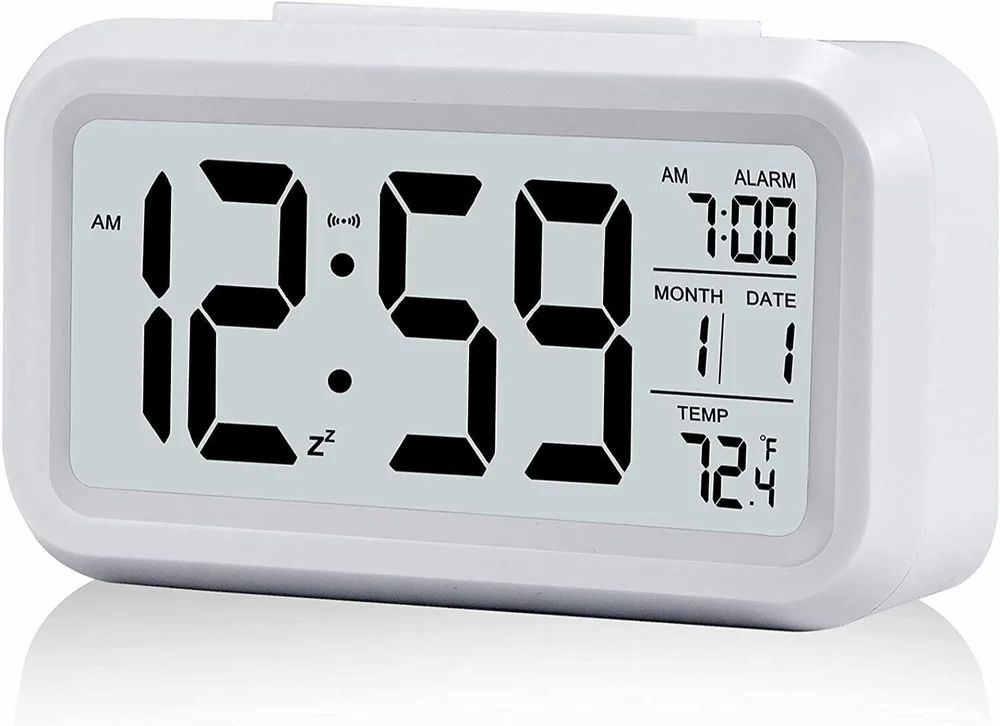 White LED Digital Clock Digital Alarm Clock Table Desk Clock