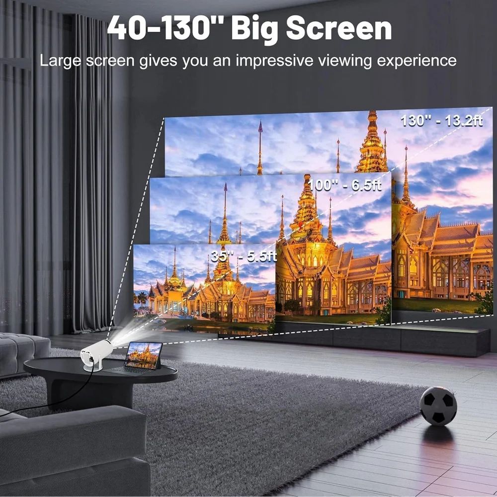 Mini Projector 4K 1080P Full HD Projector Support Video Projector Portable Mini Projector
