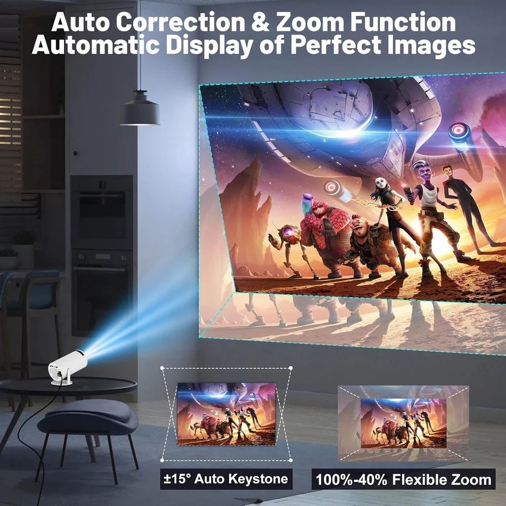 Mini Projector 4K 1080P Full HD Projector Support Video Projector Portable Mini Projector